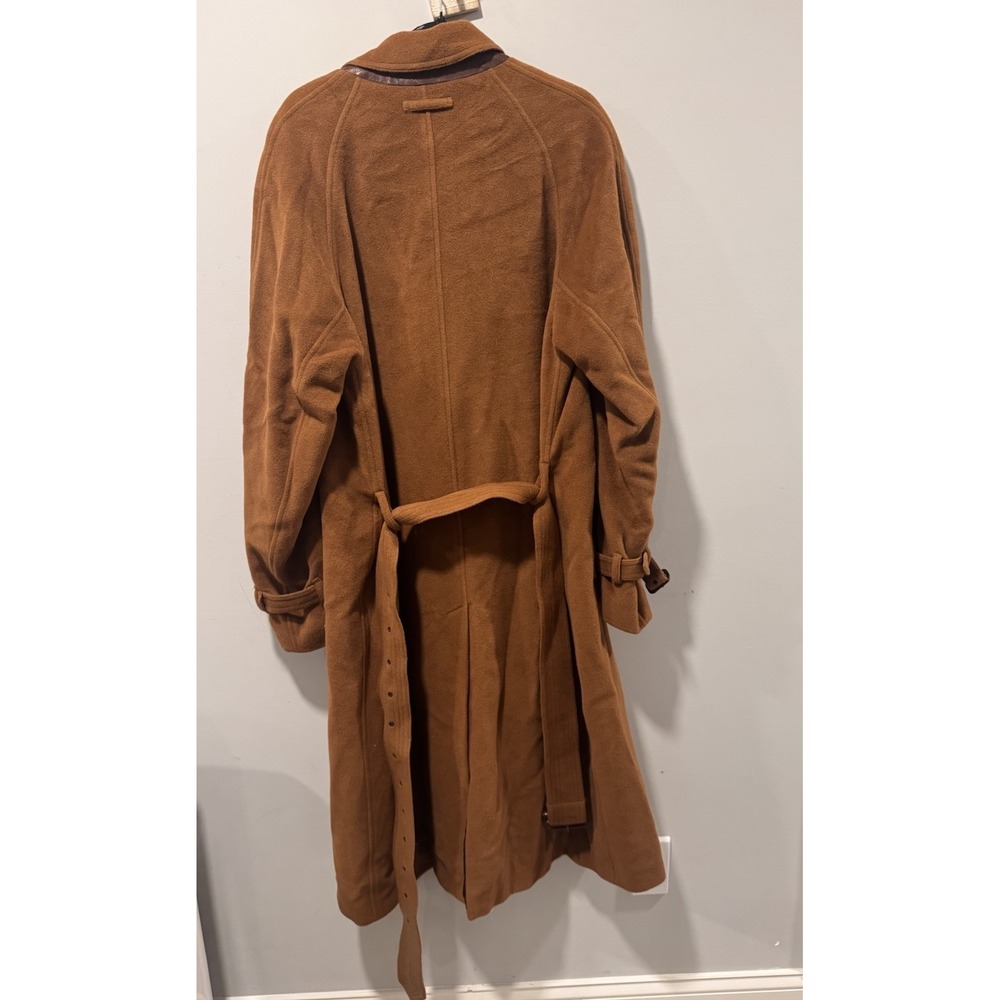 Jean Paul Gaultier Homme Mens Vintage Alpaca Wool Double Breasted Trench Coat 38 - Picture 16 of 16